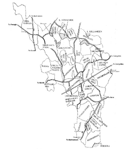 Map of Aughavas